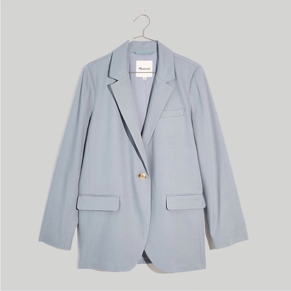 NWOT Madewell The Plus Larsen Blazer in Drapeweave - 3X